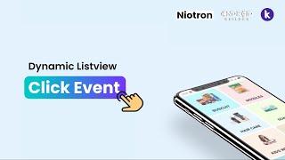 Click Event In Dynamic Listview | Kodular | Niotron | Android Builder