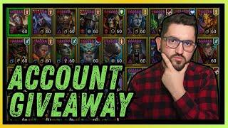  AMAZING END GAME READY Account Giveaway  | RAID SHADOW LEGENDS