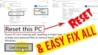 how to reset pc with remove all tracking and hacking info then used fresh PC