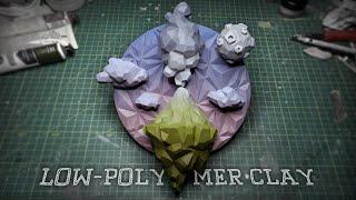 Low-Poly with Polymer Clay Timelapse process