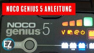 NOCO GENIUS 5 EU Anleitung Modus einstellen und auf was ihr unbedingt achten müsst