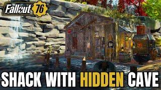 Shack Build With HIDDEN Cave! | Fallout 76 Camp Tutorial