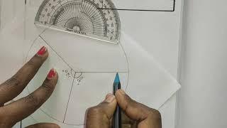How to draw a pie chart | how to draw pie chart class 8