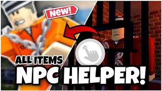 ALL Items From The PRISON NPC HELPER in Roblox Jailbreak (Prison Update)