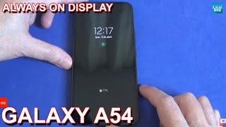 Samsung Galaxy A54 5G - Always on display - Funções