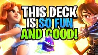 Top Ladder Is getting *DESTROYED* from my *NEW CREATION* | Clash Royale