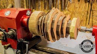 Woodturning – Segmented Vase in Unusual Shape