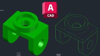 Isometric Drawing in AutoCAD | AutoCAD 3d Tutorials