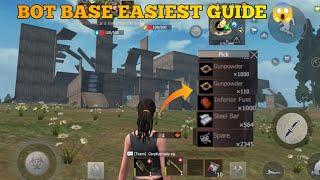 HOW TO LOOT THE BOT BASE EASY STEPS GUIDE ENGLISH | LAST ISLAND OF SURVIVAL