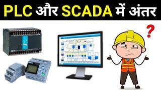 Difference Between PLC and SCADA || electrical interview question