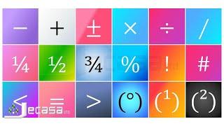 Basic Mathematical Symbols and Operators | English Vocabulary with Symbols