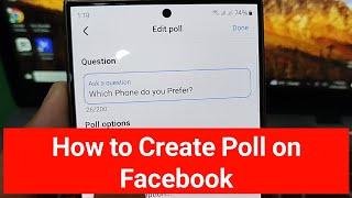 How to Create a Poll on Facebook (2025)