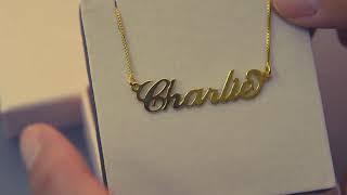 "Carrie" Style Name Necklace - The Making of Your Unique Name Necklace