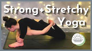 90 Min Strong and Stretchy Yoga Flow | Strength, Mobility and Deep Stretches | Int / Adv