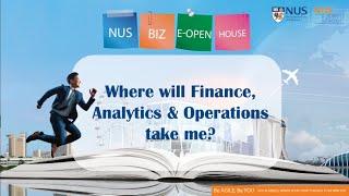 Where will Finance, Analytics & Operations take me?