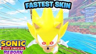 The *FASTEST SKIN* In Sonic Speed Simulator!
