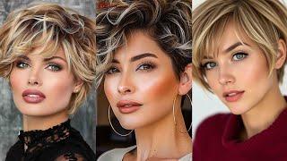 Cortes Pixie 2025 Cabello Corto Y Moderno Para Mujeres de +40 +50 +60 +70 anos | Pixie Haircuts