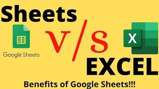 Google Sheets vs Excel (Hindi) | Benefits of Google Sheets