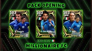  Konami Are You Kidding Me? | 13,500 Coins Pack Opening | Epic Italy  | Blitz Curler Del Piero️