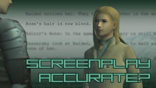 MGS2 ending but it's screenplay accurate