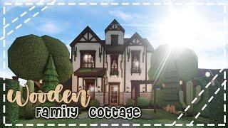 Minami Oroi Bloxburg Speedbuild and Tour - Simple Wooden Family Cottage - June 17 2021