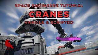 How to Build a Crane In Space Engineers