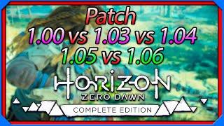 PC Horizon Zero Dawn | v 1.06 vs 1.05 vs 1.04 vs 1.03 vs 1.00 Patch | Benchmark Test Comparison