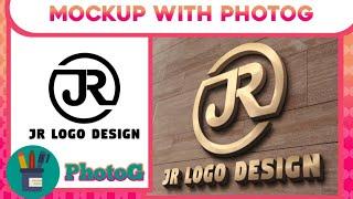 Learn how to Mockup your Logo Designs on Android using PhotoG App.