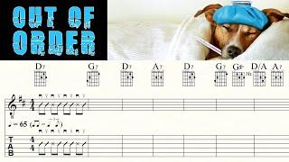 OUT OF ORDER | THOMAS FRIEDT | Complete | Acoustic Guitar Tutorial | Sheet Music & TAB