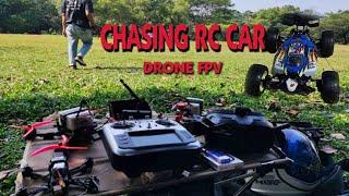 Chasing RC CAR (DRONE FPV)