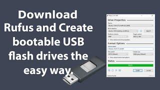 How to make a bootable USB pen drive