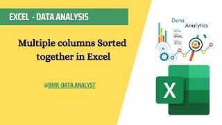 Learn Data Analysis using Excel | Custom Sort | Multi-Level Sorting in Excel