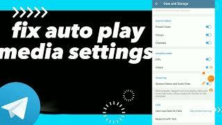 How To Fix auto Play Media Settings On Telegram App