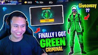 Most Rare  Green Criminal Bundle is Finally Back in Indian Server - How Much Diamonds  Needed ??