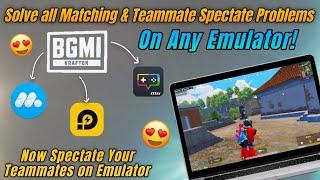 Bgmi On Emulator Update  Now Spectate Your Teammates  Bgmi Emulator Matchmaking Error Fix Tutorial