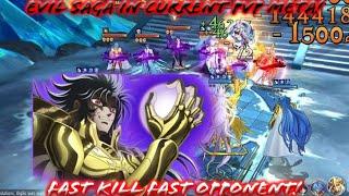 Saint Seiya: Awakening (KOTZ) - Evil Saga in Current PvP Meta! Fast Kill Fast Opponent!