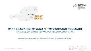 European Health Data Space (EHDS) Regulation and its relevance for biobanking – BBMRI.at webinar