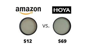 Which POLARIZING FILTER should you use? AMAZON BASICS vs. HOYA