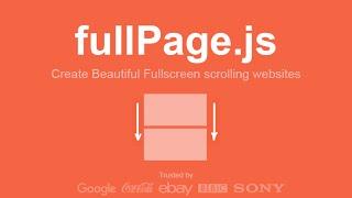 Fullpage Js Library to Create Fullpage Sliders