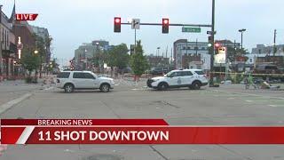 11 people shot downtown after Denver Nuggets win NBA Finals