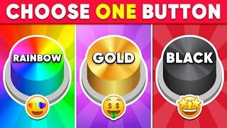 Choose One Button! Rainbow, Gold or Black Edition ⭐️ Fox Quiz