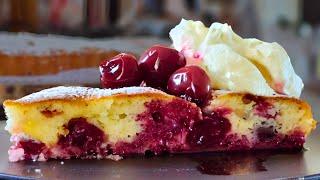 Cherry Bliss: A Light and Moist Cake with Tinned Cherries