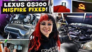 Lexus GS Misfire and No-Start, FIXED!! Valve Cover Gasket, Ignition Coil, and Wire Harness Repair!