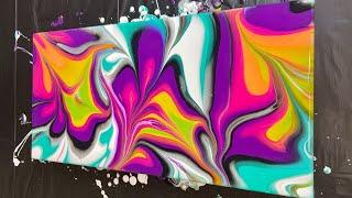 Painting With a Marble! / The Best Acrylic Pouring Fluid Art Technique!