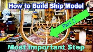 How to Build Ship Model Part 2 | Building the Keel - Die Carolina 1808-1832