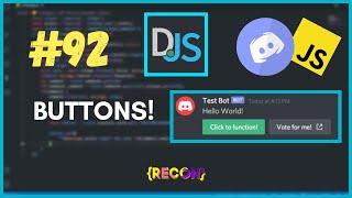 #92 Interactive Discord Buttons! | discord.js tutorials