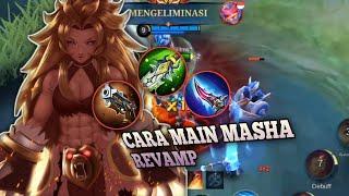 CARA MAIN MASHA REVAMP ! BUILD & EMBLEM MASHA TERSAKIT 2024 ! | MASHA GAMEPLAY