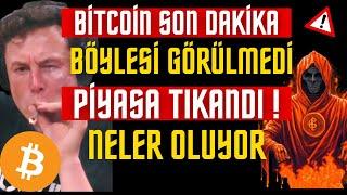 BİTCOİN ANALİZ UYARIYORUM BÖYLESİ GÖRÜLMEDİ BATACAK MIYIZ #BITCOIN #ATCOIN