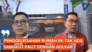 Rumah Ridwan Kamil Digeledah KPK, Golkar: Itu Masalah Pribadi, Tak Terkait Partai