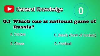 General Knowledge || Question_01 || National Game of Russia || Verified answer by google ||